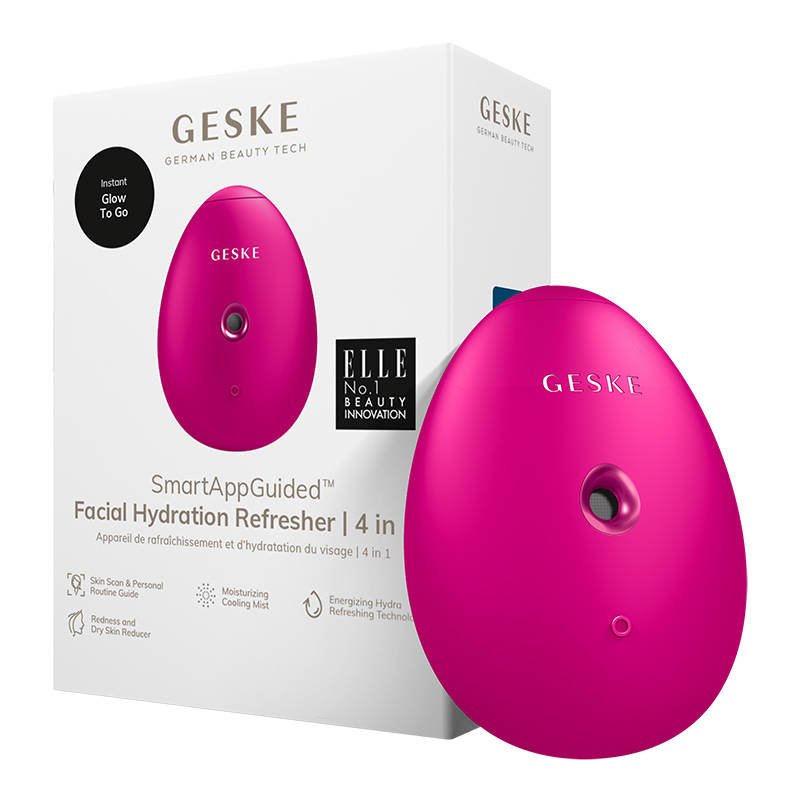 Veido drėkinimo atgaivinimo įrenginys 4in1 Geske su programėle (magenta)
