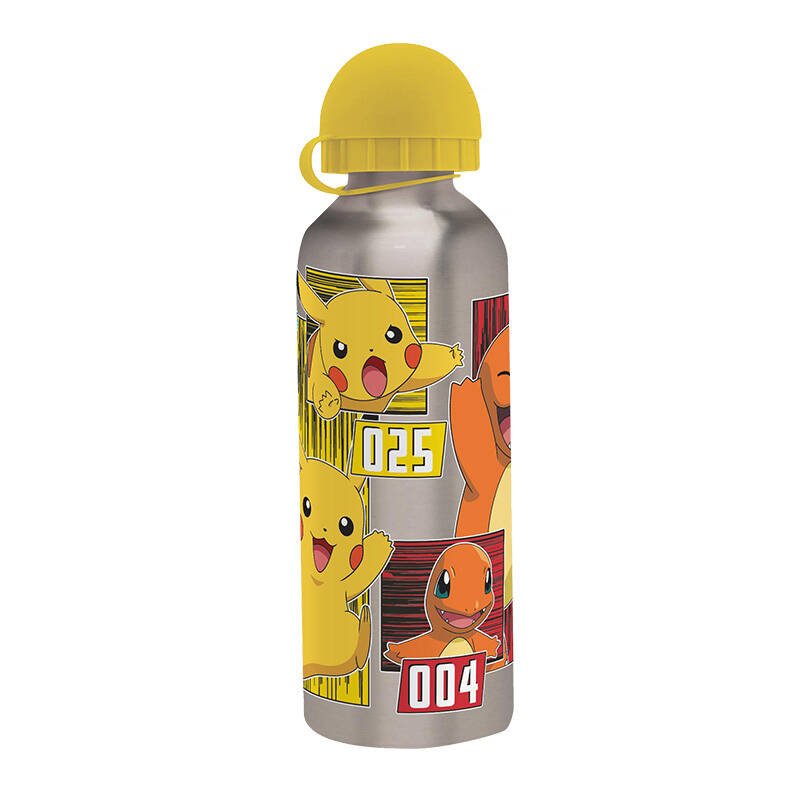 Vandens buteliukas 500 ml Pokemon Pikachu ir Charmander vaikams (licencija)