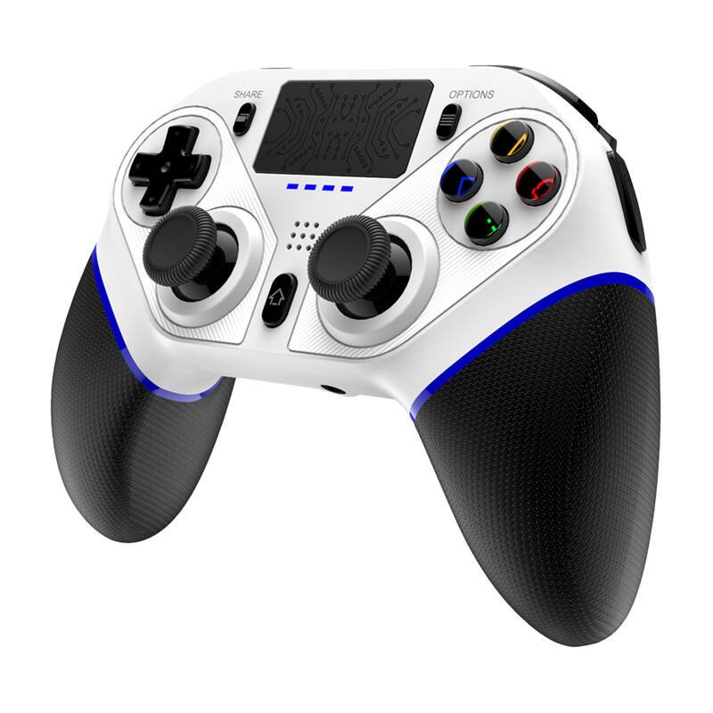 Belaidis žaidimų valdiklis iPega Ninja PG-P4010B su jutikliniu pultu, PS4 (baltas)