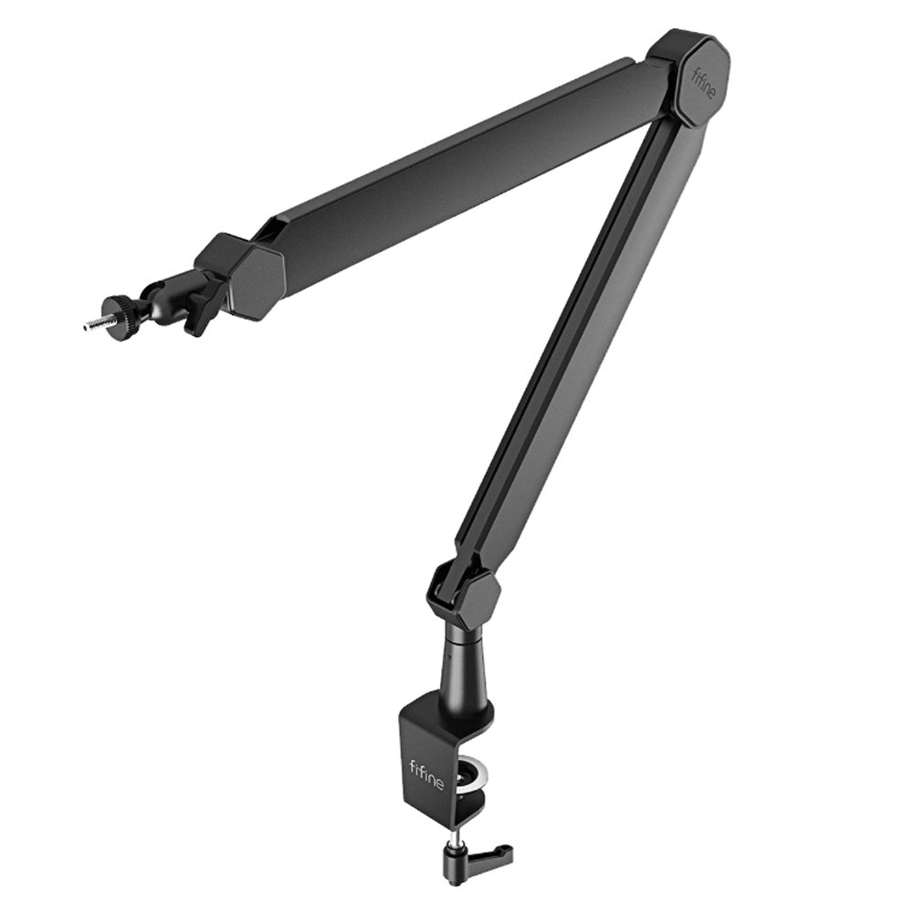 FIFINE BM66 mikrofono stovas su ranka