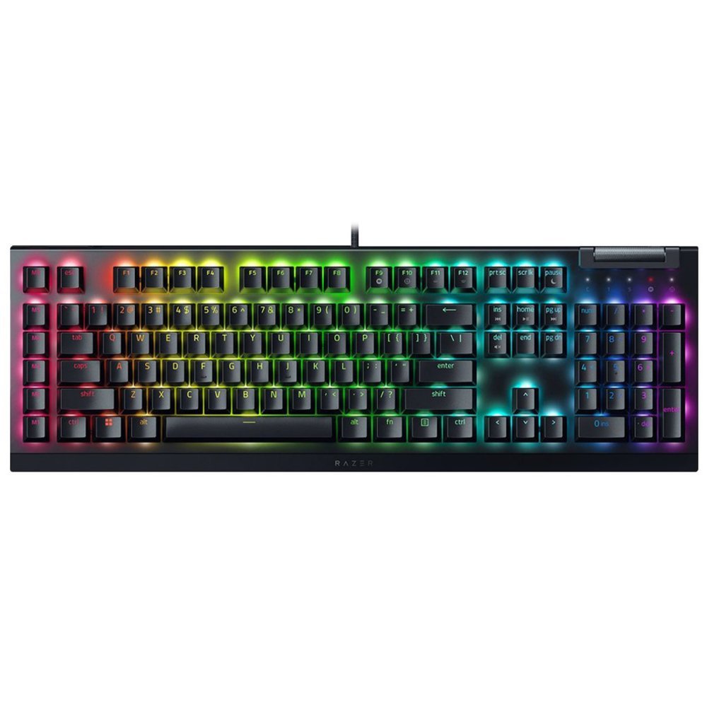 Razer BlackWidow V4 X, žali jungikliai, RU
