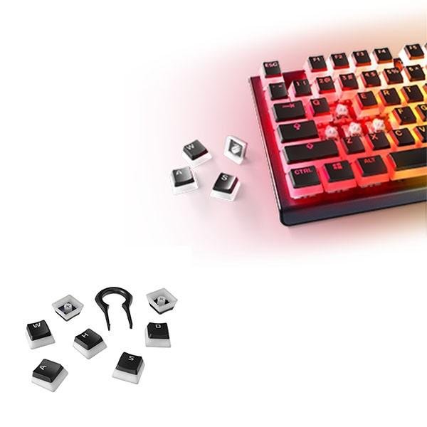 SteelSeries PrismCaps, juodos, US