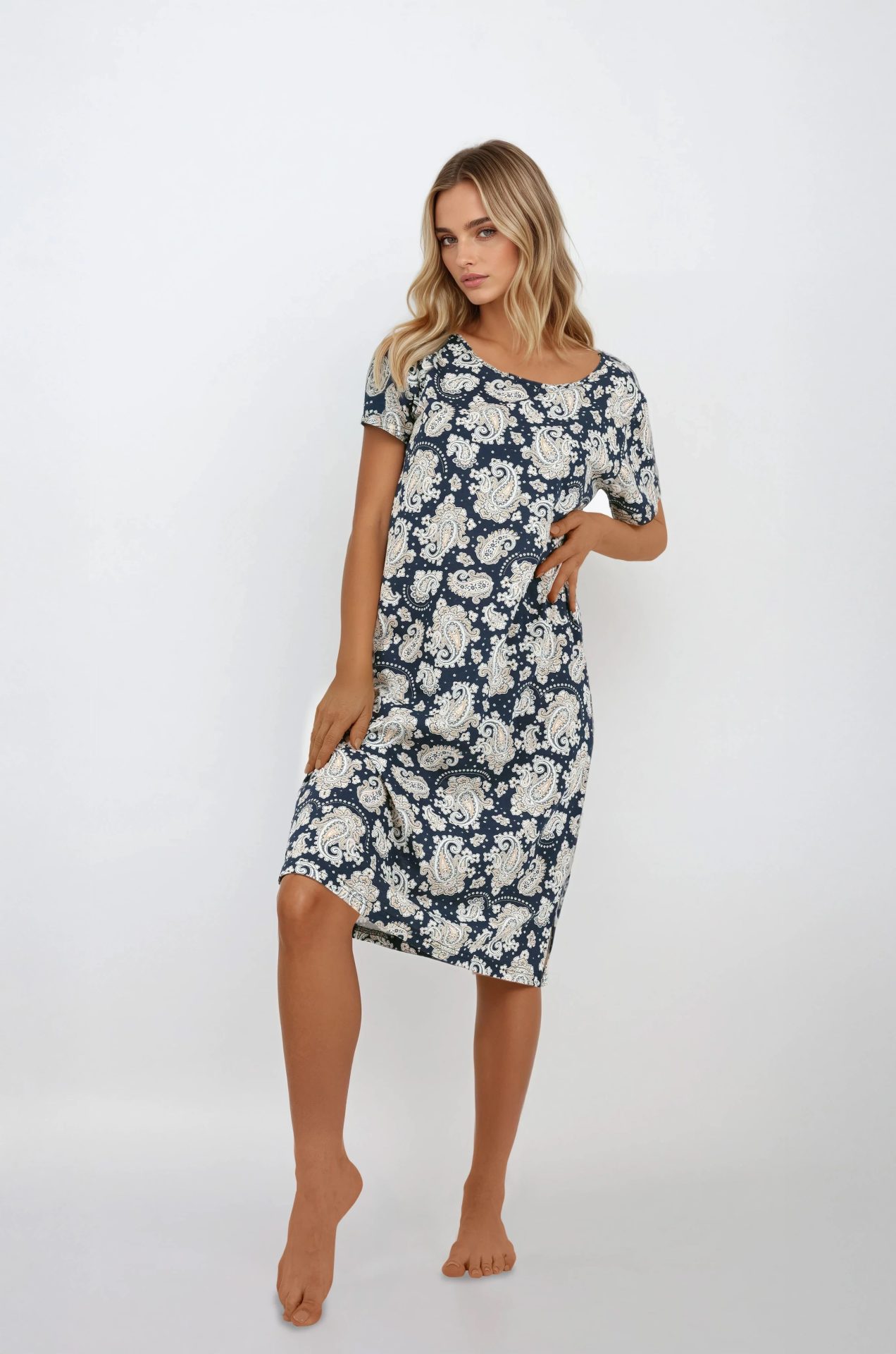 Koszula nocna Saphire Nights Navy XL