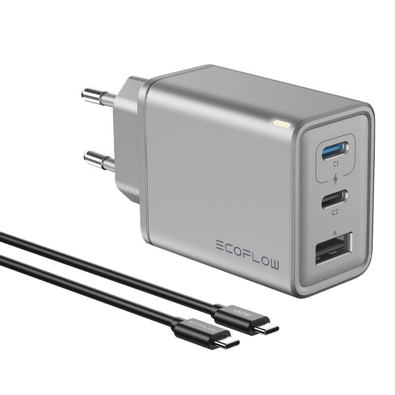"EcoFlow GaN RAPID" tinklo įkroviklis, 65 W