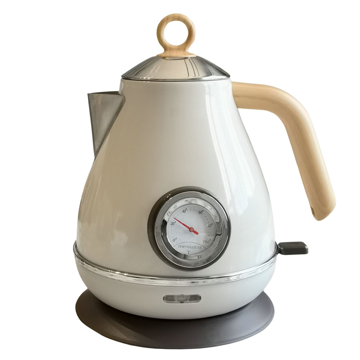Elektrinis retro stiliaus virdulys FIT2, 1,7 l, su termometru
