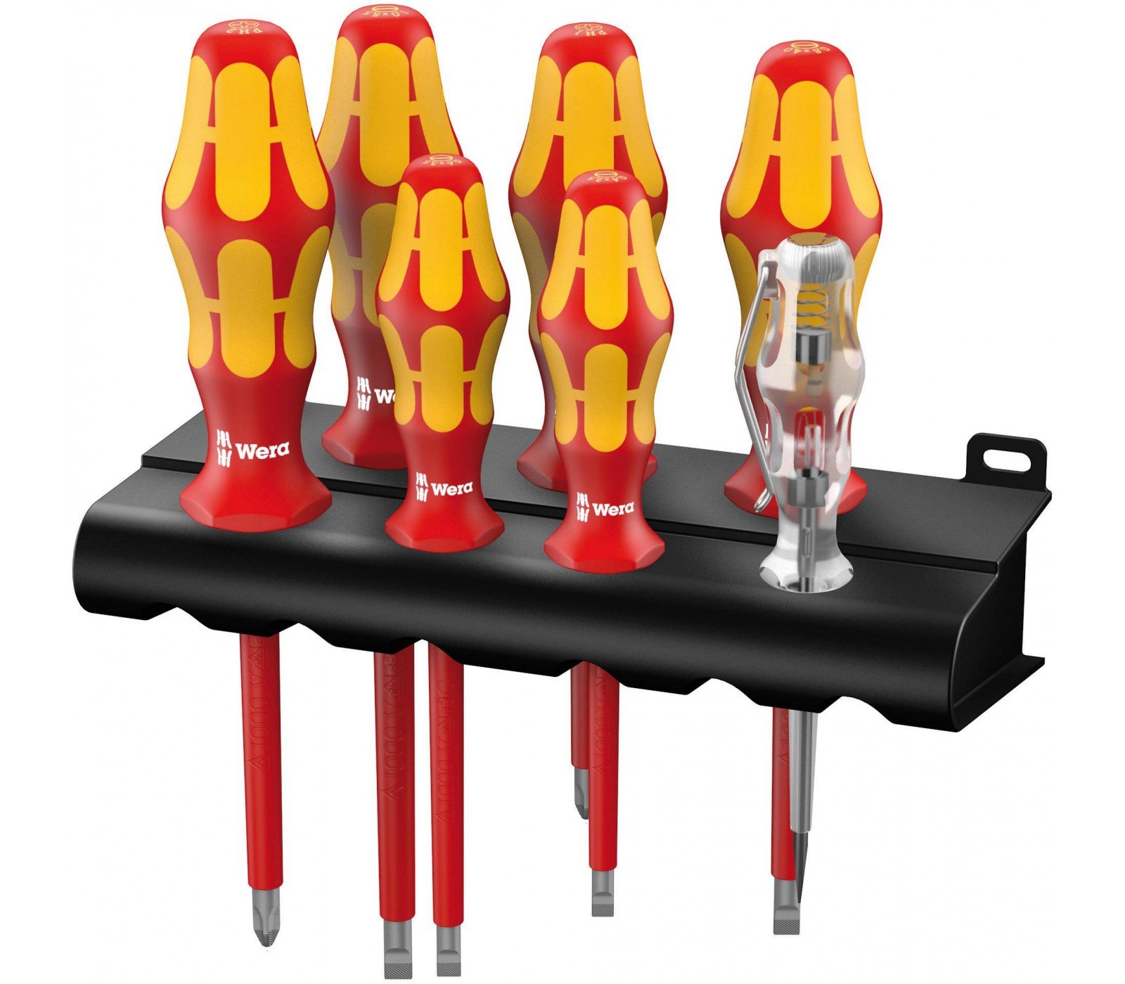 Wera atsuktuvų rinkinys 160 i/7 Kraftform Plus 100 (05006147001), 7 vnt