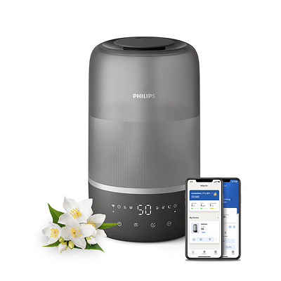 PHILIPS Humidifier Series 1000 Up to 41 m2 3 settings grey|HU1510/03