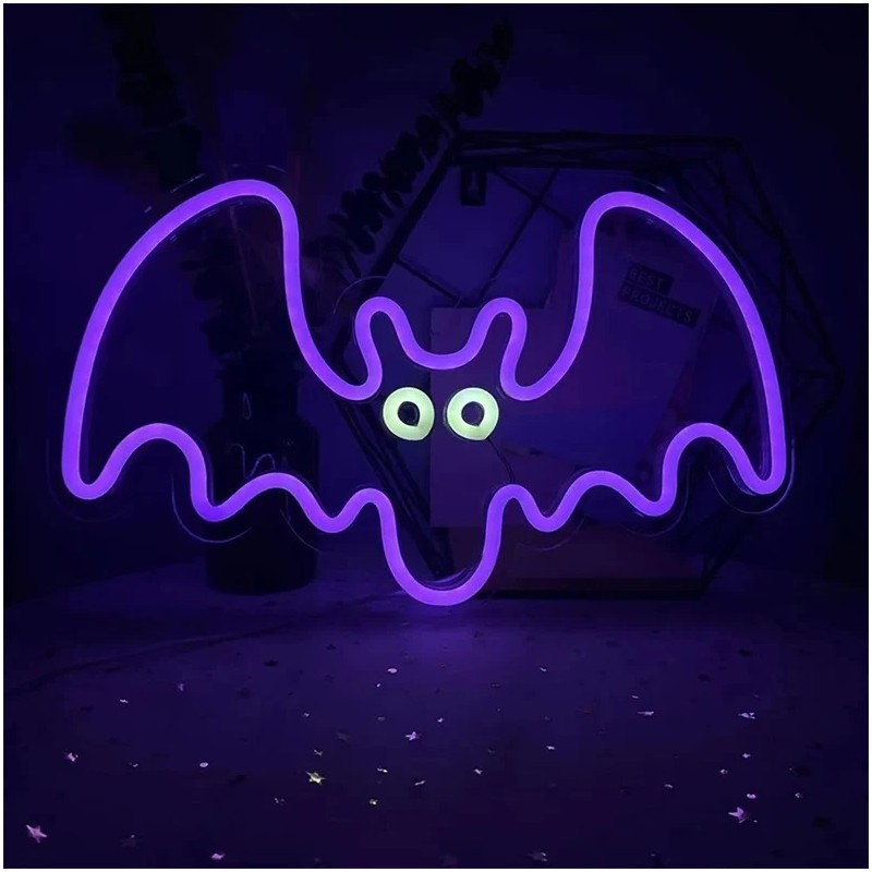 Neoninis PLEXI LED FLYING BAT violetinis FPNE11 Forever Light