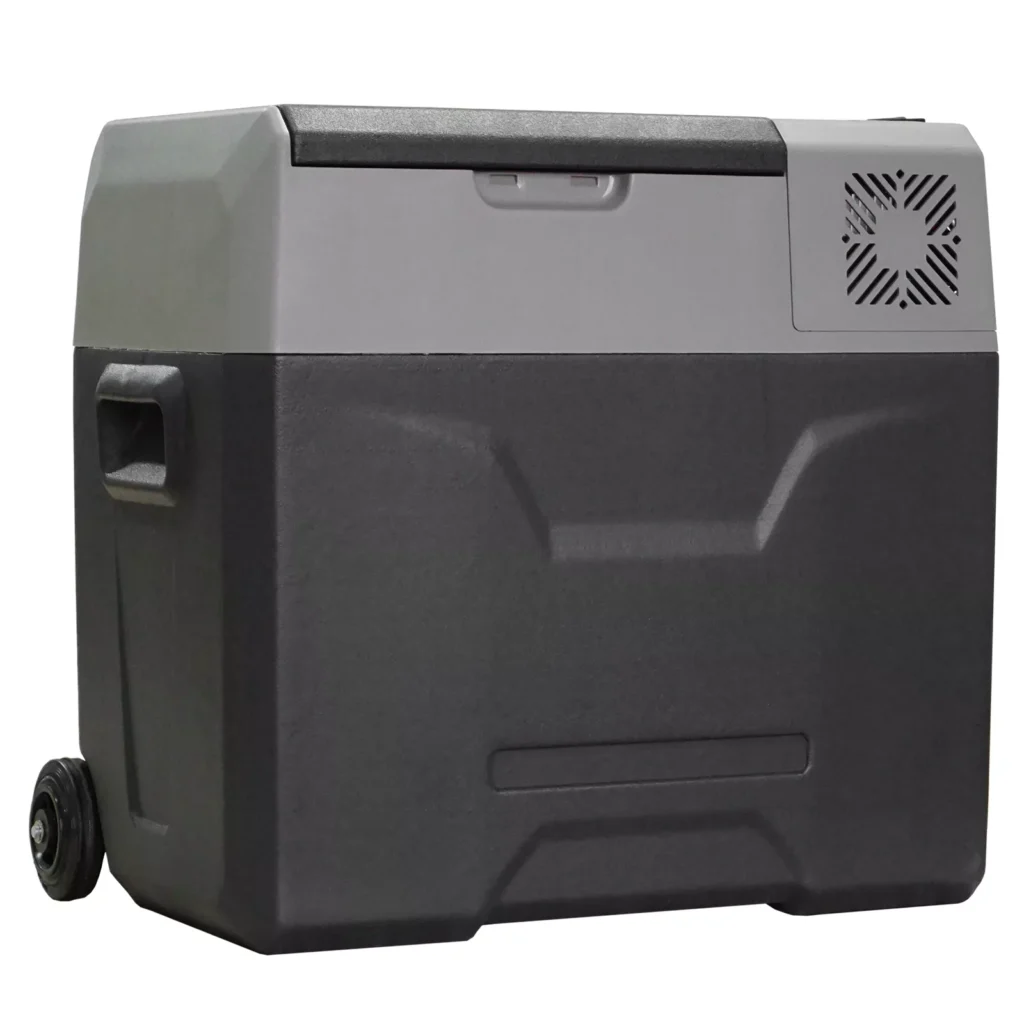 Automobilinis šaldytuvas su kompresoriumi 12/24V DC ir 110-240V AC, 50L