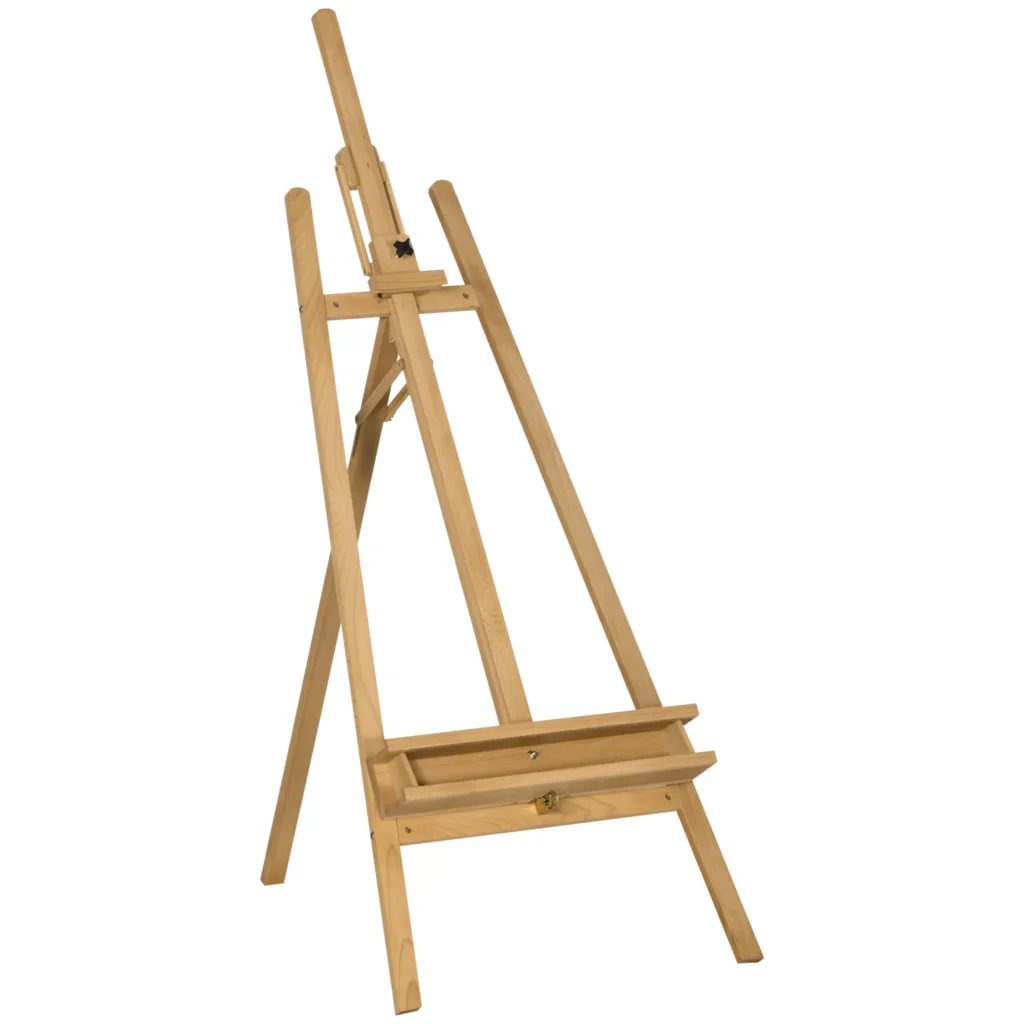 Sulankstomas reguliuojamas molbertas 65 x 110 x 180-235 cm
