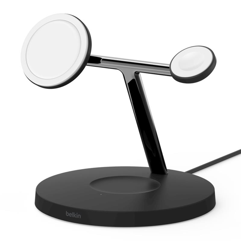 Belaidis įkroviklis Belkin Boost Charge Pro 3-in-1, MagSafe, 15 W Prekė - WIZ017VFBK