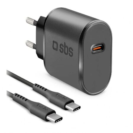 Įkroviklis SBS Wall Charger Kit, USB-C, 15 W, black Prekė - TEKITTRTC15W