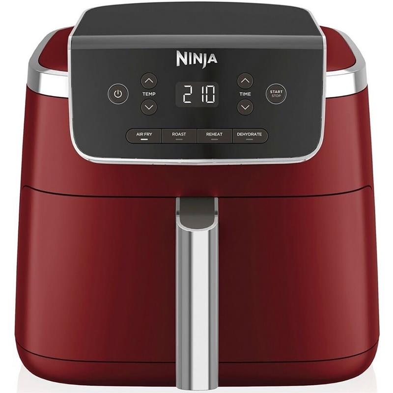 Ninja Air Fryer PRO, 4,7 L, 2000 W, raudonas – Karšto oro gruzdintuvė, AF140EUCM