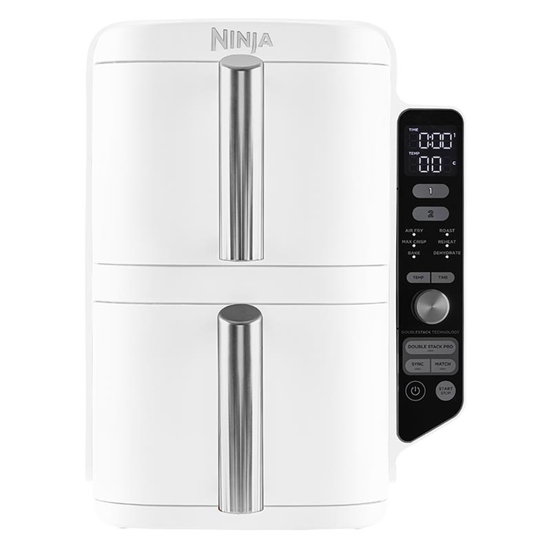 Ninja Double Stack XL, 9,5 l, 2470 W, balta - Karšto oro gruzdintuvė, SL400EUWH