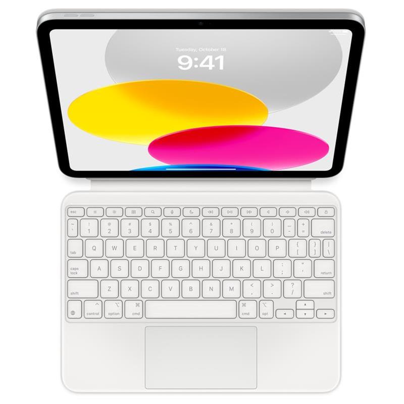 Apple Magic Keyboard Folio for iPad 10, ENG, baltas - Dėklas su klaviatūra, MQDP3Z/A