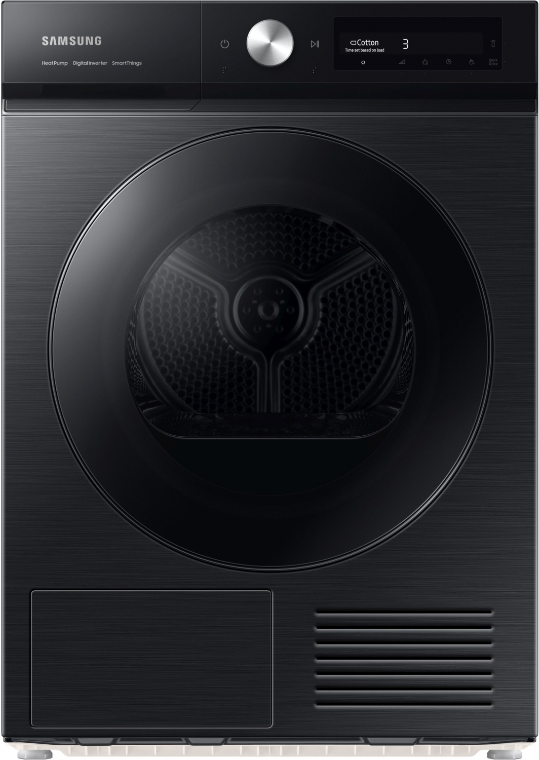 Samsung BeSpoke AI, 9 kg, gylis 60 cm, juoda - Džiovyklė Prekė - DV90BB7445GBS7