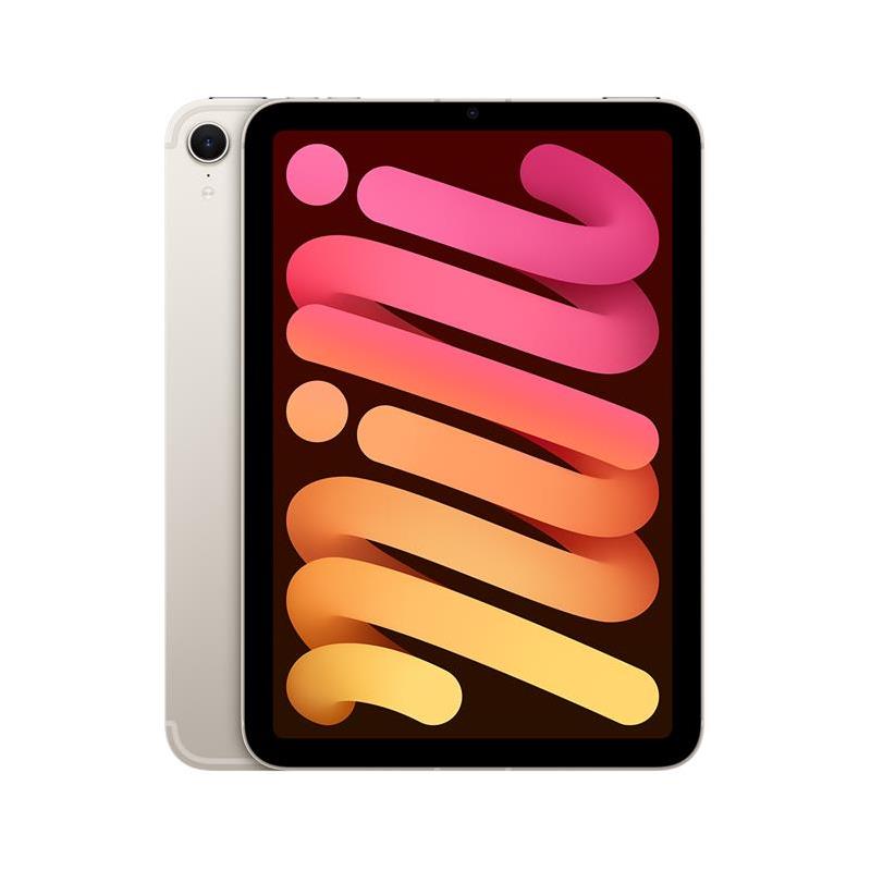 Planšetinis kompiuteris Apple iPad Mini (A17 Pro), 8,3'', 128 GB, WiFi + Cellular, starlight Prekė-MXPQ3HC/A