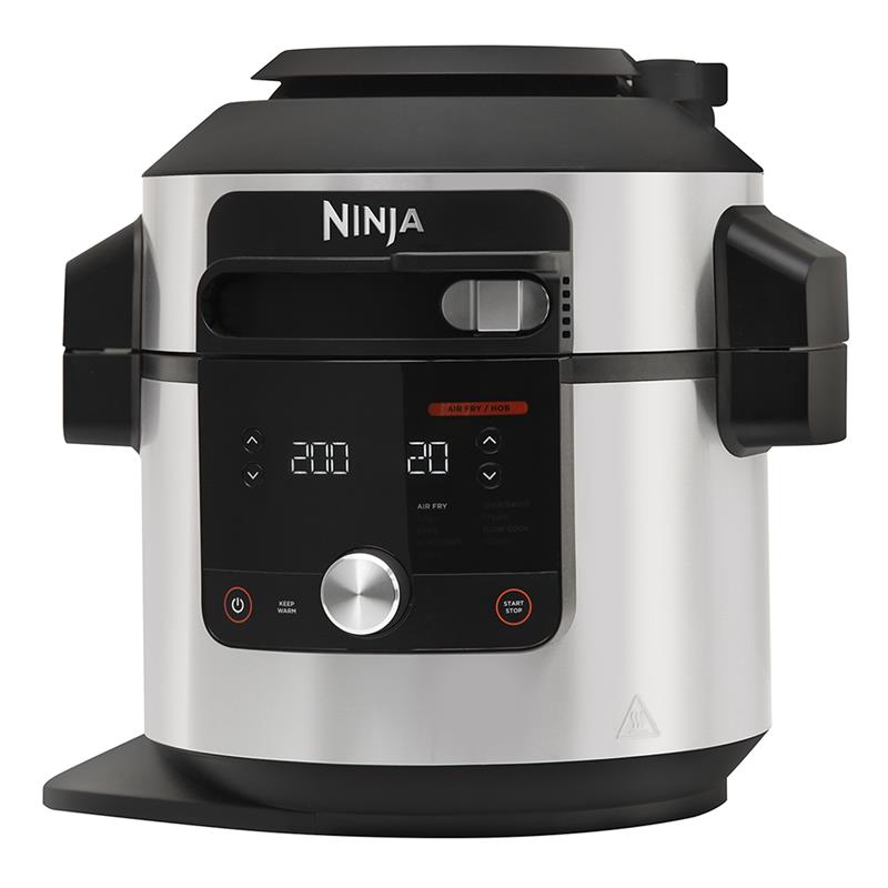 Ninja Foodi MAX 14-in-1 SmartLid, 7,5 l, nerūdijančio plieno spalvos – Daugiafunkcinis puodas, OL650EU