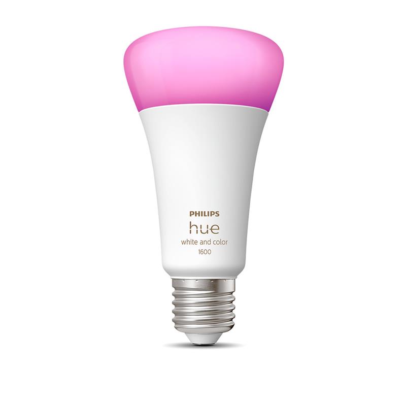 Išmanioji lemputė Philips Hue White and Color 1600, E27, white Prekė - 929002471601