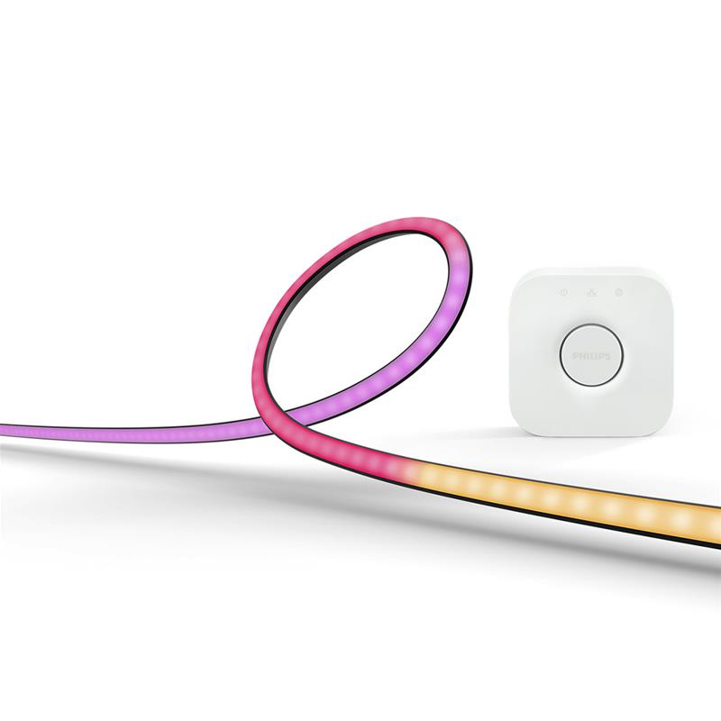 LED juosta Philips Hue Play Gradient PC Lightstrip, 32''-34'' + Bridge, black/white Prekė - 929003498602