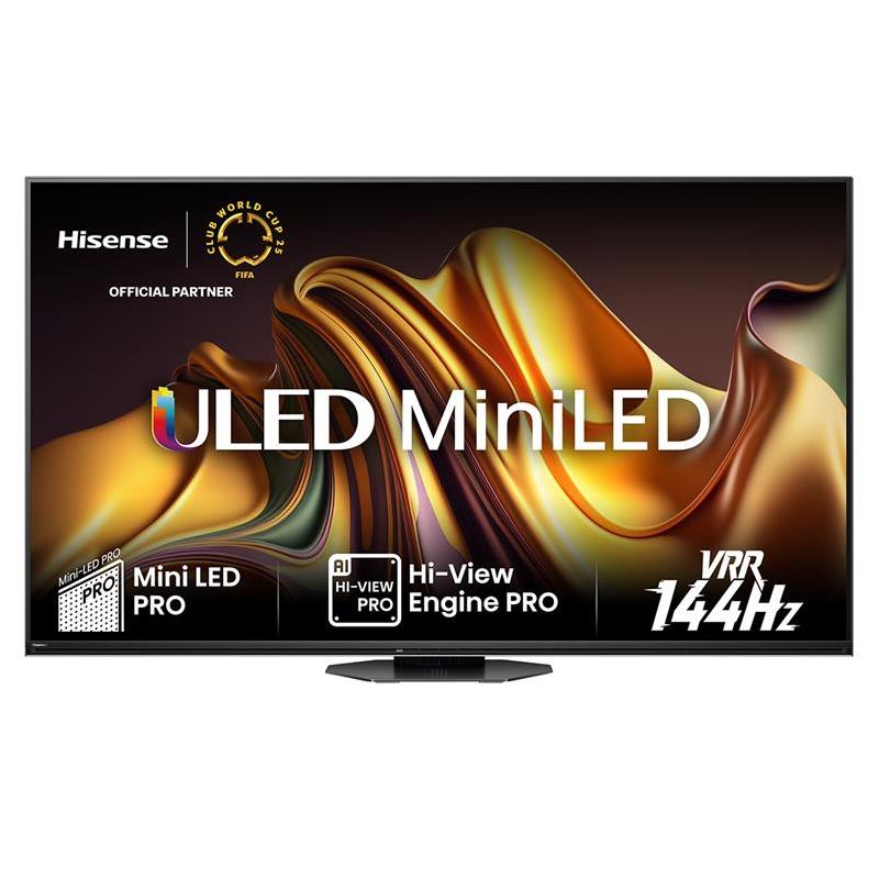 Televizorius Hisense U8NQ, 65'', 4K UHD, Mini LED, juodas Prekė, 65U8NQ