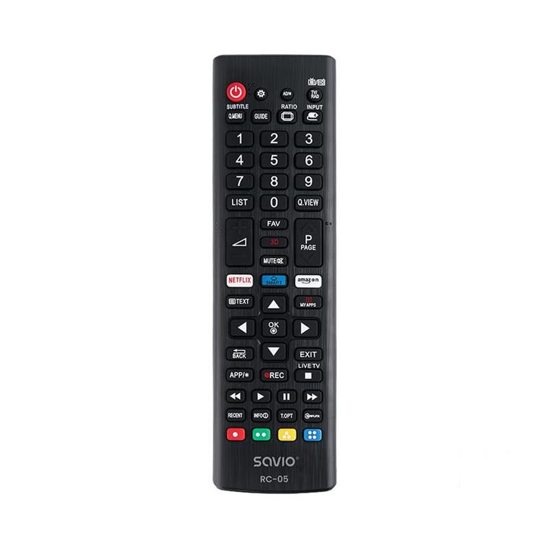 Savio RC-05 yra pakaitinis LG televizorių nuotolinio valdymo pultas