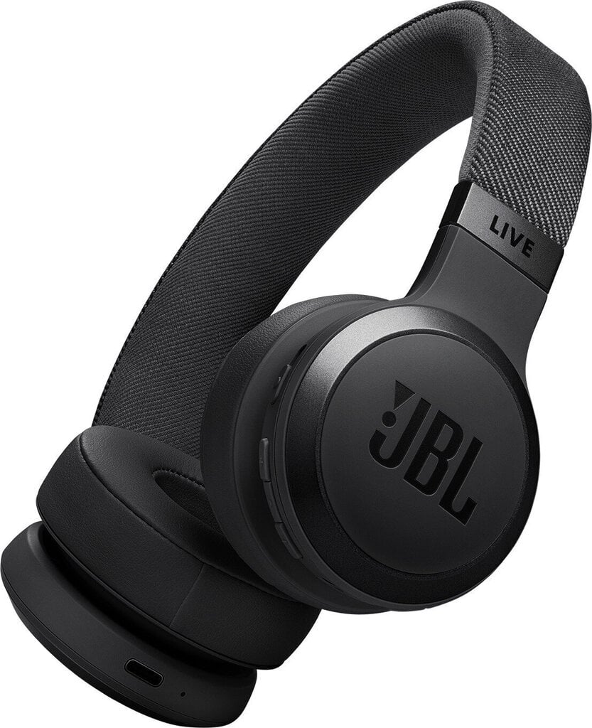 Belaidės ausinės JBL Live 670NC, adaptive noise-cancelling, black Prekė - JBLLIVE670NCBLK