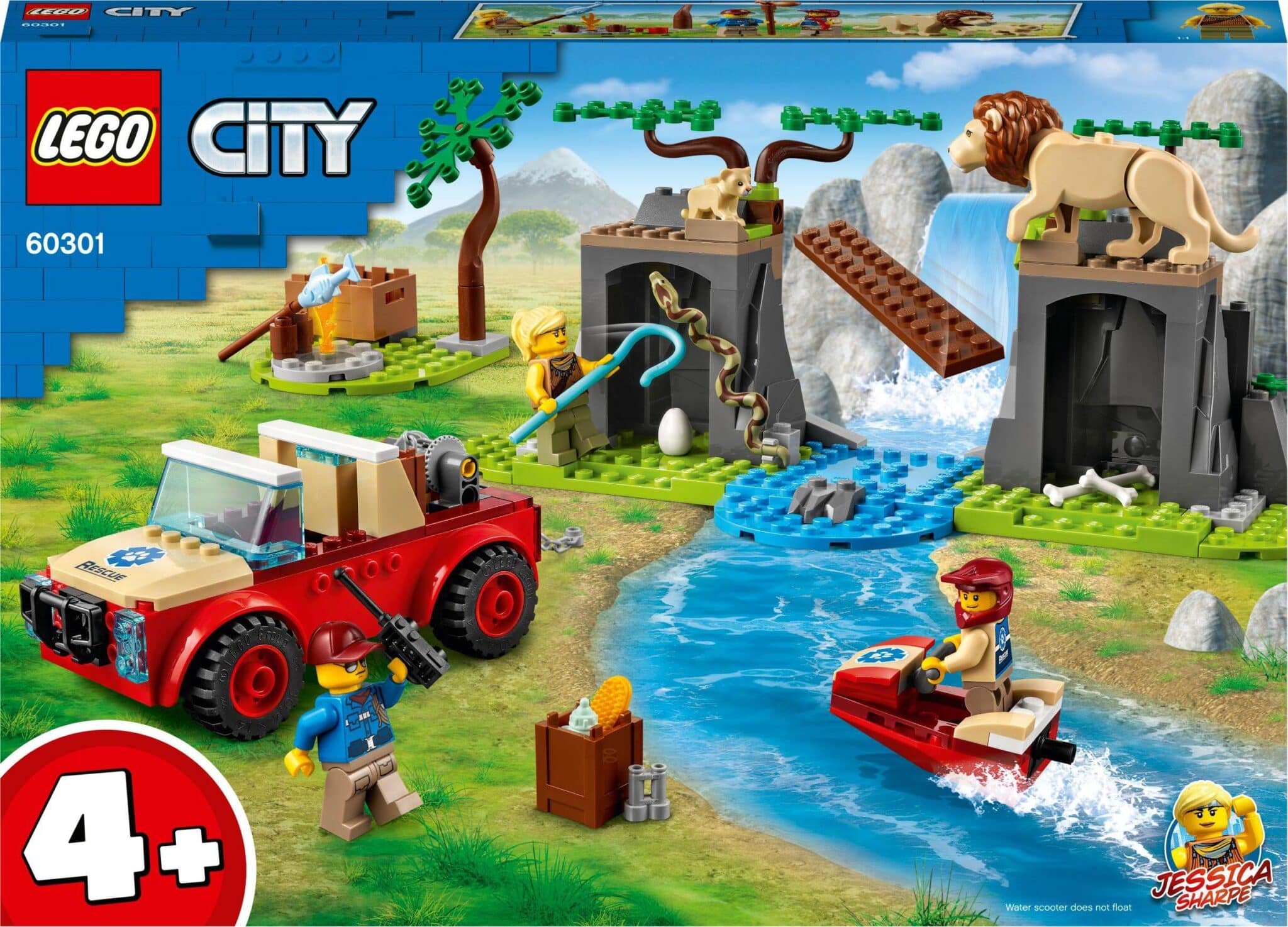 Lego® City Laukinės gamtos gelbėtojų visureigis 60301