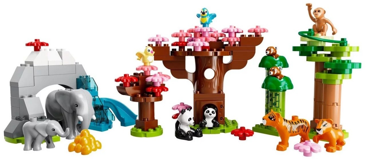 LEGO® DUPLO Laukiniai Azijos gyvūnai (10974)