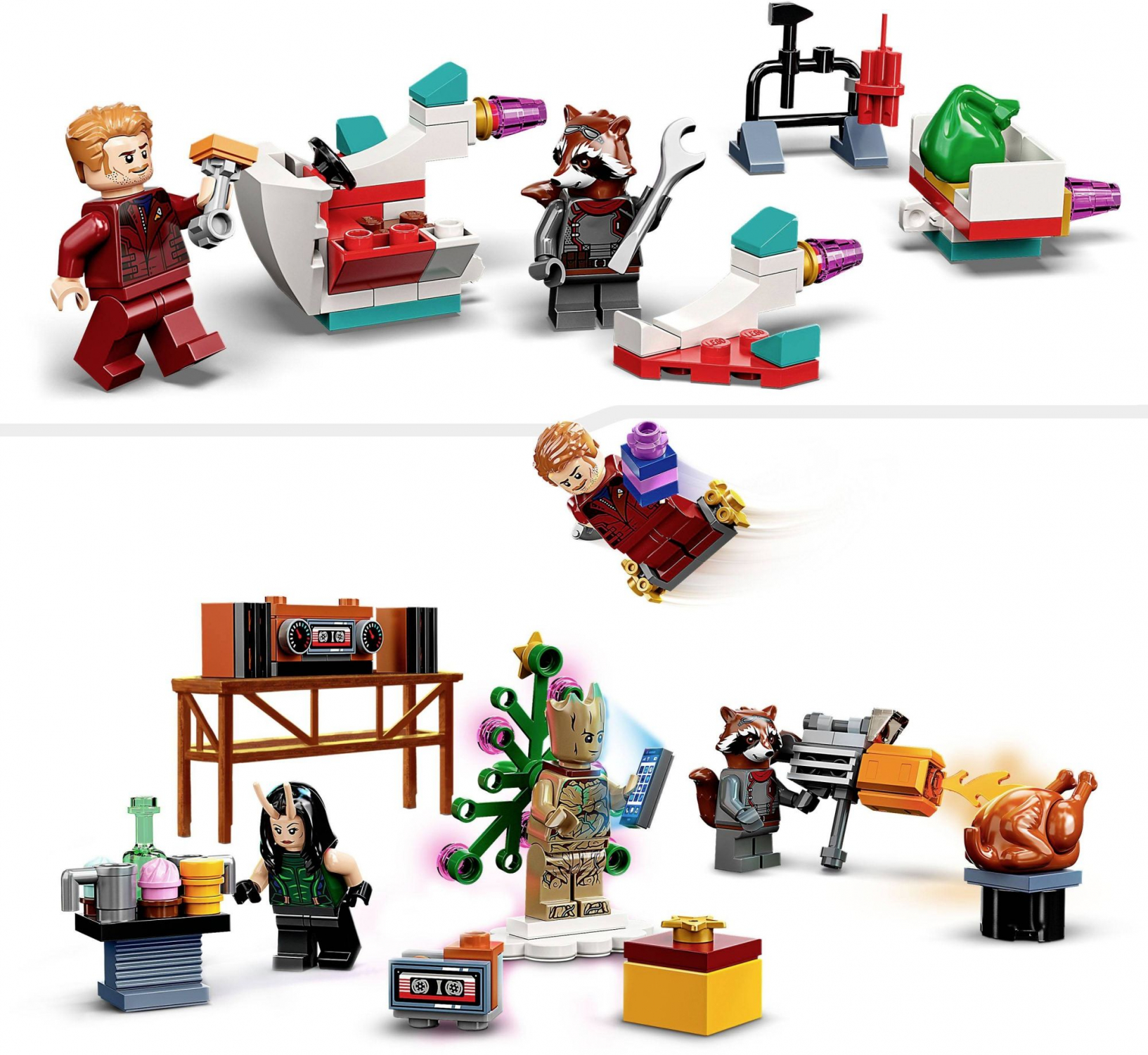 LEGO® Marvel Galaktikos sergėtojų advento kalendorius (76231)