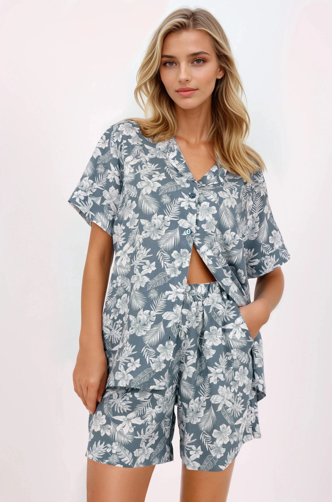 Pižama Stylish Embrace L Green