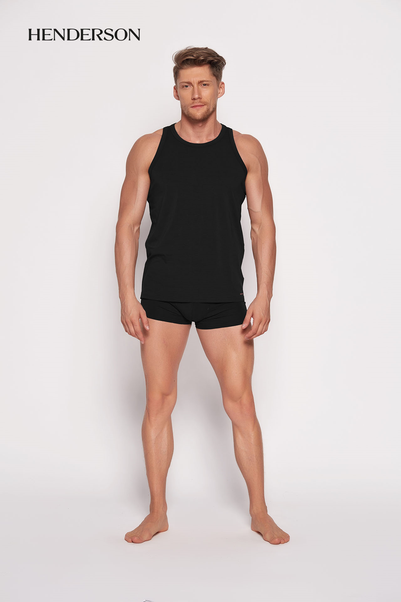 Apatiniai marškinėliai 18732 99x Black Czarny M