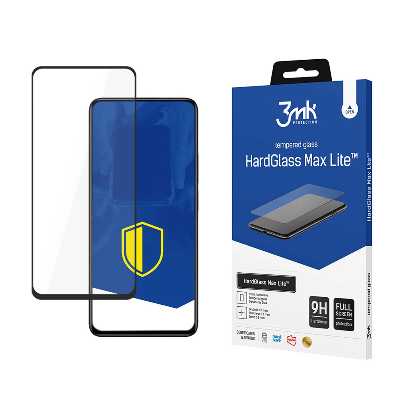 9H 3mk HardGlass Max Lite™ stiklas Xiaomi Poco X4 Pro 5G