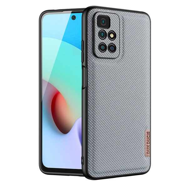 Dux Ducis Fino dėklas su nailonine danga Xiaomi Redmi 10 mėlynas