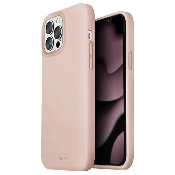 Uniq Lino dėklas iPhone 13 Pro / iPhone 13 - rožinis