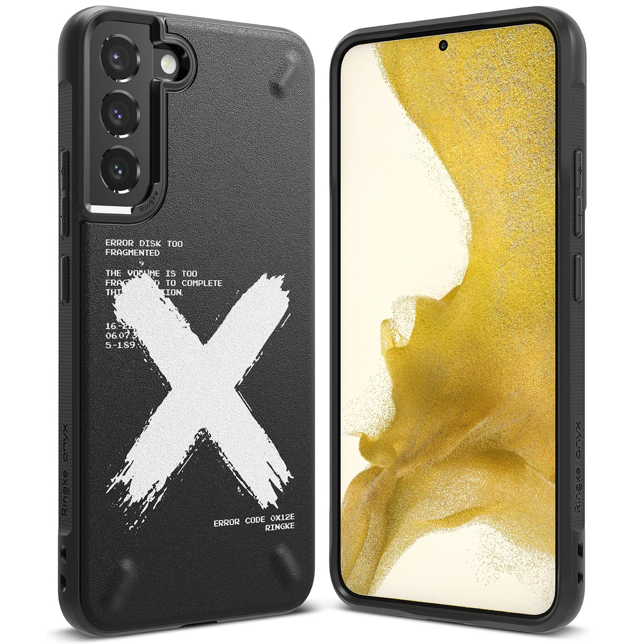 Ringke Onyx Design tvirtas dėklas Samsung Galaxy S22+ (S22 Plus) juodas (X)