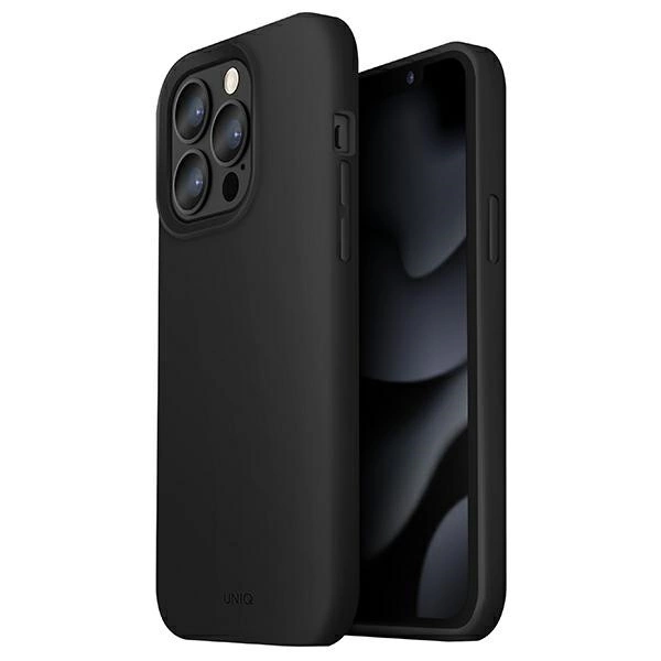 Uniq Lino dėklas iPhone 13 Pro / iPhone 13 - juodas