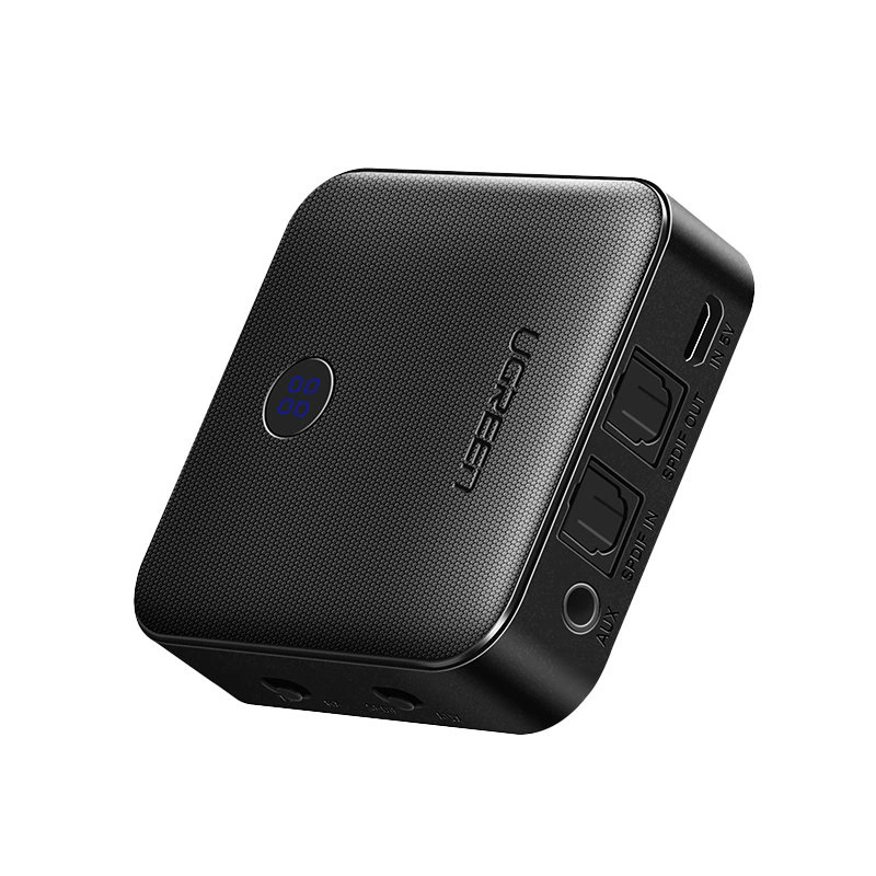 Ugreen 2in1 Bluetooth 5.0 siųstuvas/imtuvas muzikai juodas (CM144)