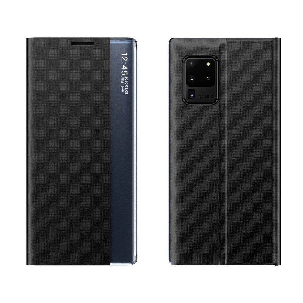 New Sleep dėklas su stovo funkcija Samsung Galaxy M53 5G, juodas