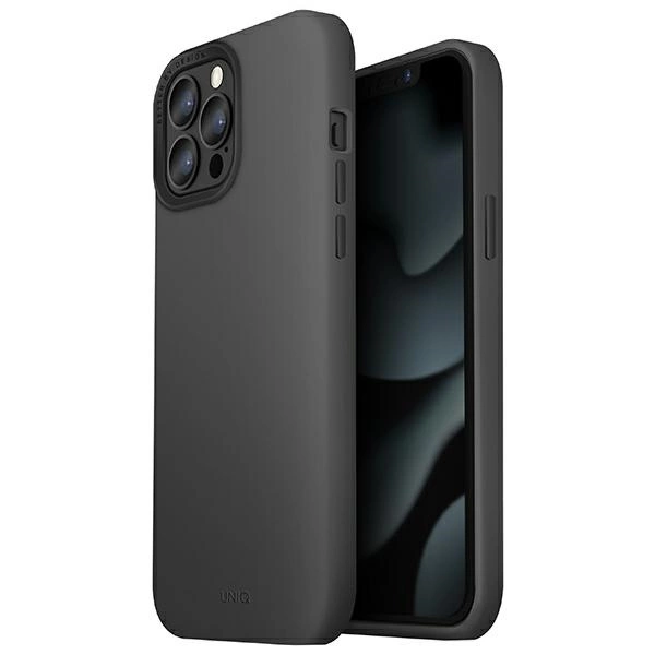 Uniq Lino Hue MagSafe dėklas iPhone 13 Pro Max - pilkas