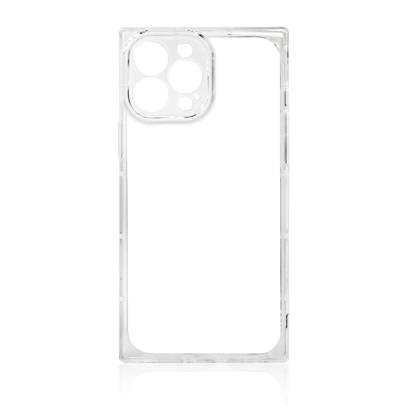 Square Clear Case dėklas Samsung Galaxy A12 5G permatomas gelinis