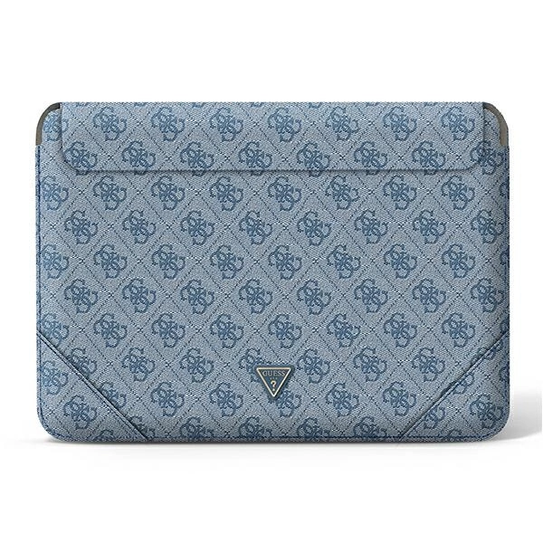 Guess 4G Uptown Triangle Logo dėklas 13–14'' nešiojamam kompiuteriui – mėlynas