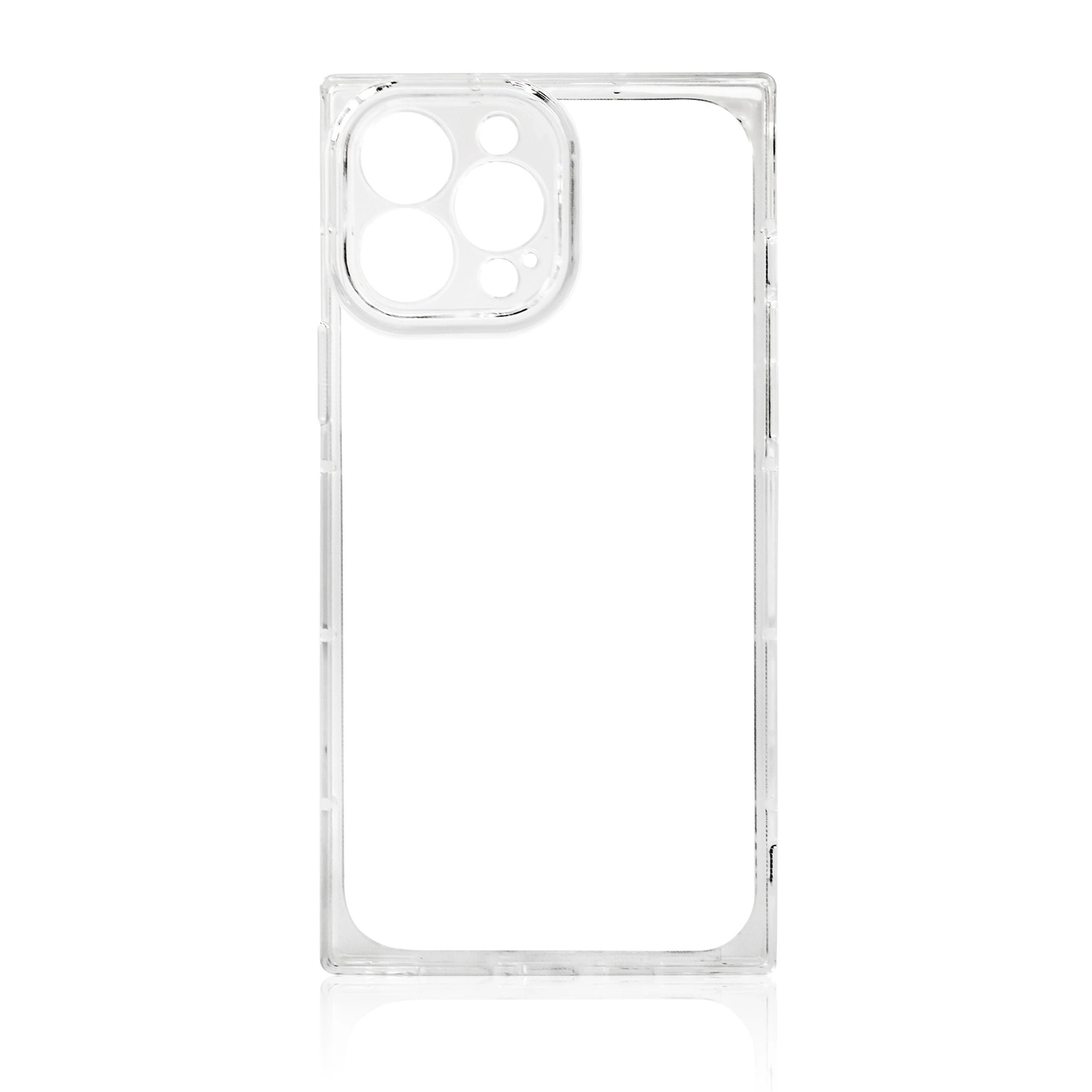 Square Clear Case skaidrus dėklas iPhone 13 Pro permatomas gelinis