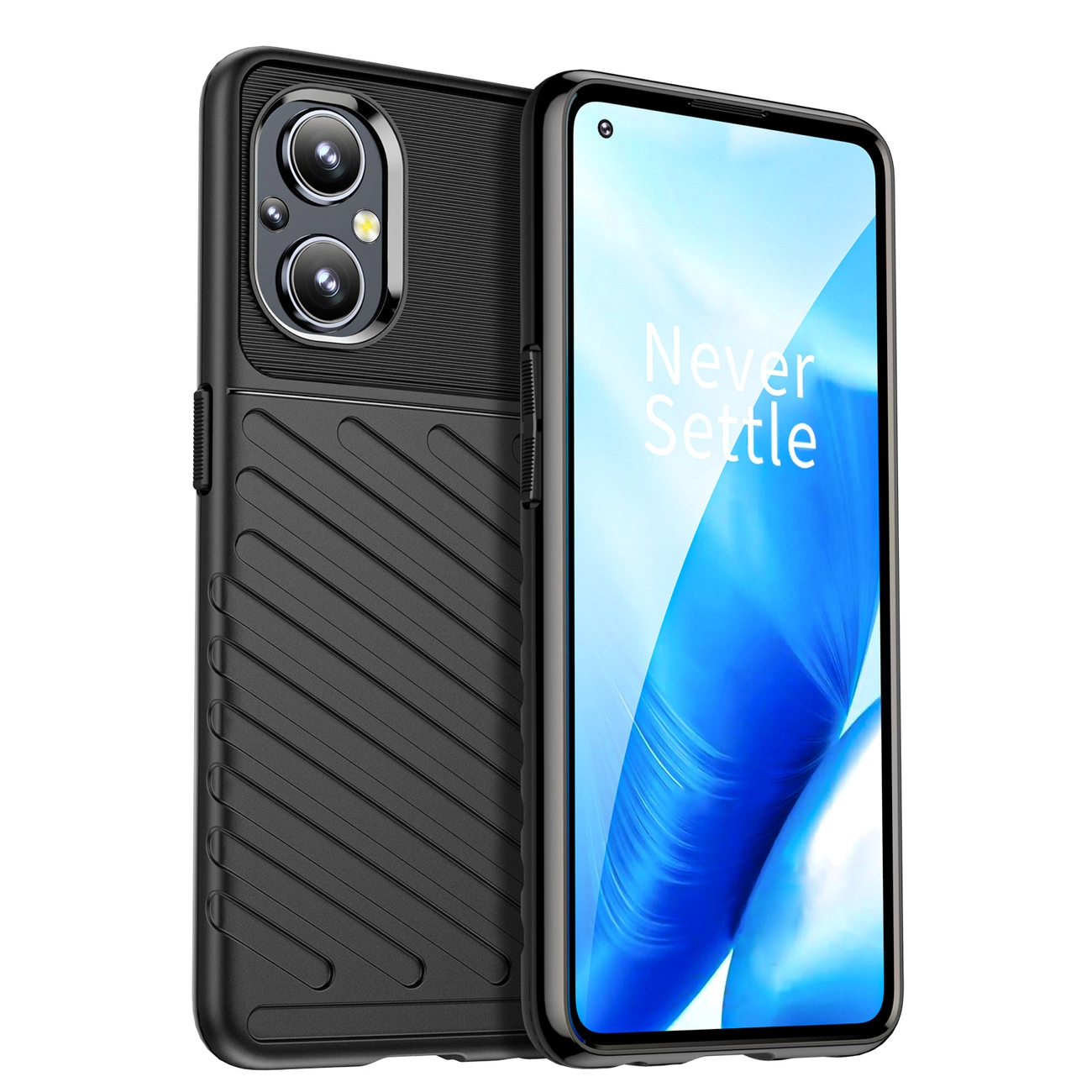 Thunder Case lanksti šarvuota dėklas OnePlus Nord N20 5G juodas