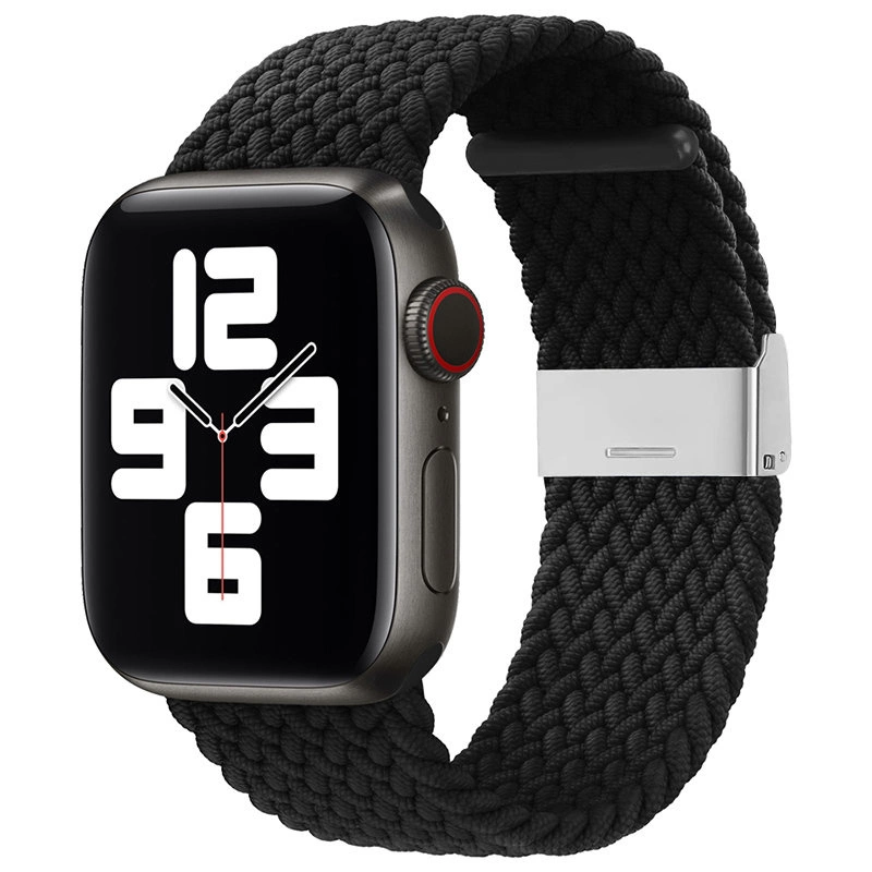 Austa audinio apyrankė Apple Watch 38 / 40 / 41 mm – juoda