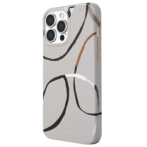 Uniq Coehl Valley dėklas iPhone 13 Pro Max - smėlio spalvos