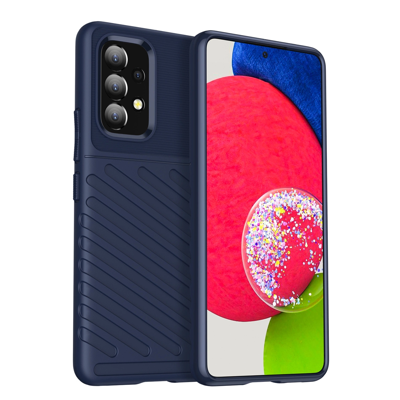 Thunder Case lanksti šarvuota dėklas Samsung Galaxy A53 5G mėlynas