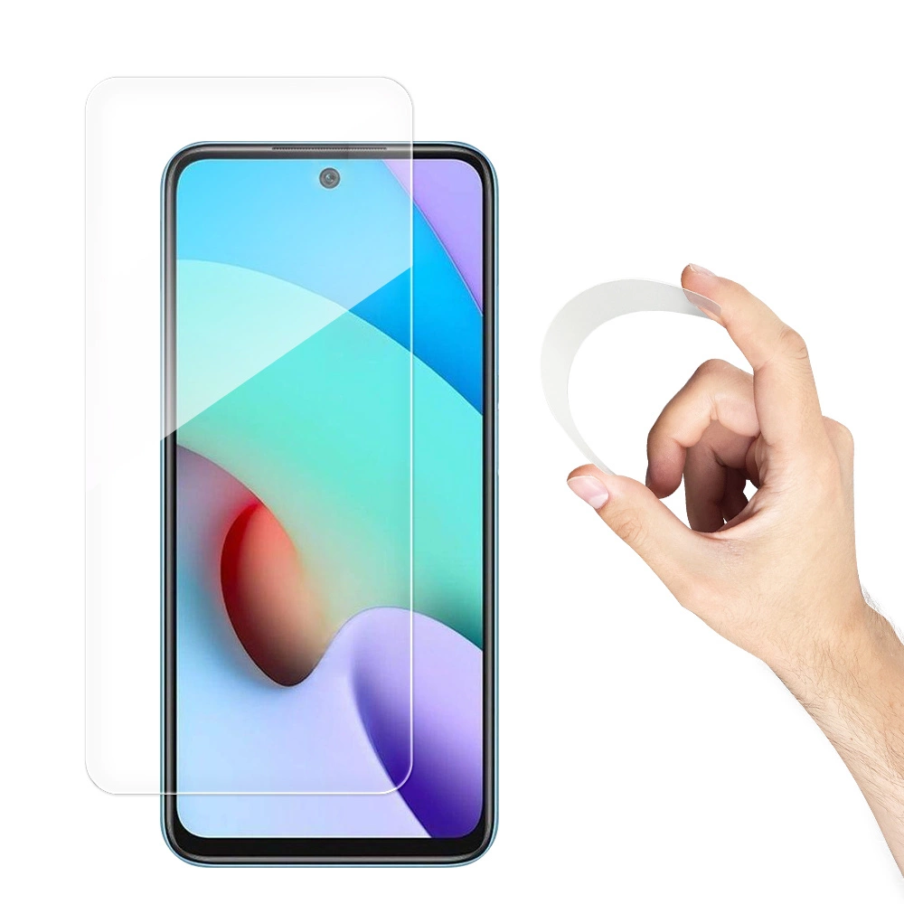 Wozinsky Nano Flexi Hybrid lanksčios stiklo plėvelės Xiaomi Redmi 10 Grūdintas stiklas