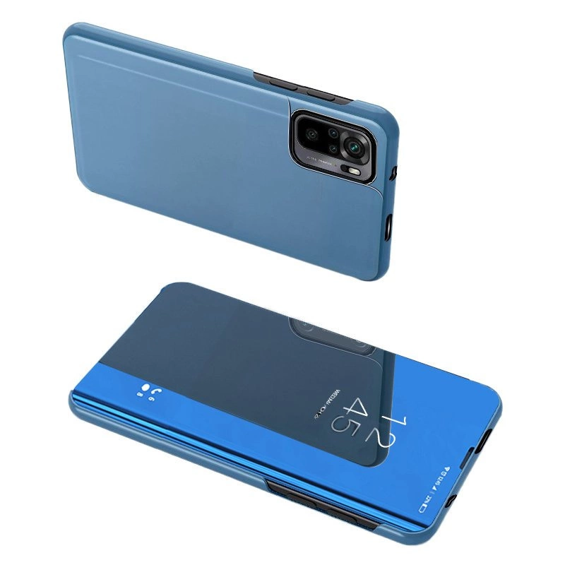 Clear View Case mėlynas Poco M4 Pro 5G atverčiamas dangtelis