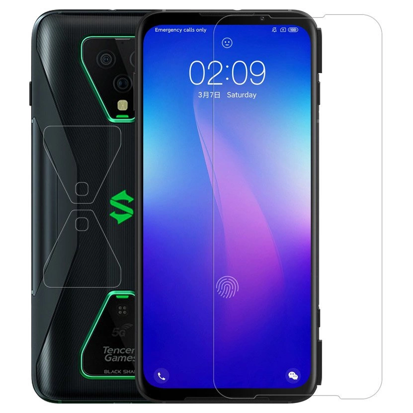 Nillkin Amazing H+ Pro itin plonas AGC grūdintas stiklas 0,2 mm 9H 2.5D Xiaomi Black Shark 3 Pro